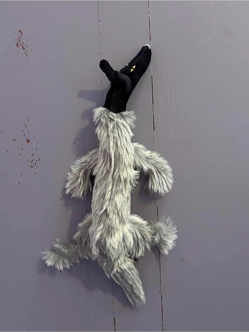 🐺Black WOLF🐺 12” Plush HANDMADE Custom COLLECTIBLE Dog - Picture 12 of 14